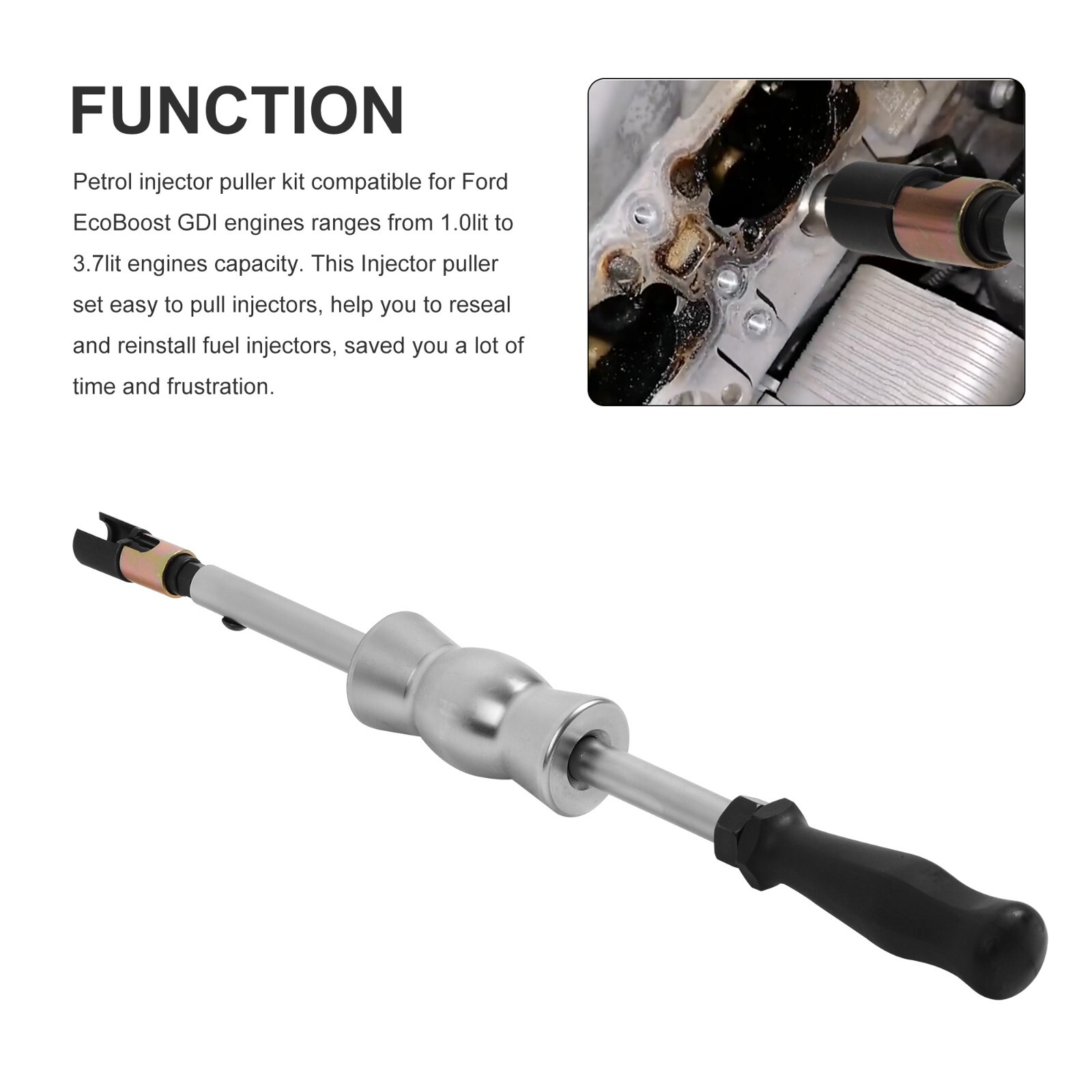 Petrol Injector Puller Tool Kit for Ford Ecoboost GDI ENGINES OEM 310-206