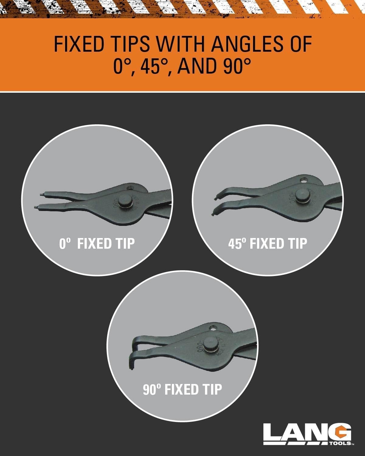 Precision 12-Piece Snap Ring Pliers Set – Various Tip Sizes for Versatile Use