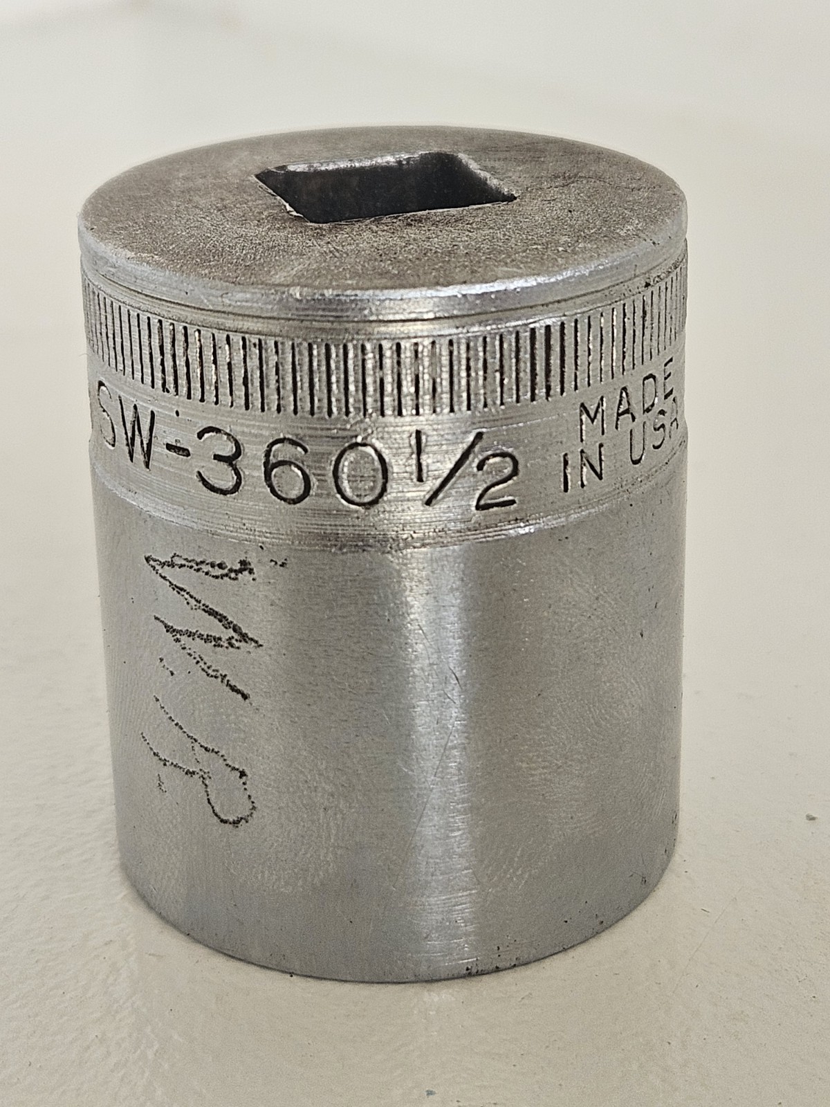 Vintage 1949 Snap-on SW-360 1/2 1-1/8in 1/2″ Drive 12-Point Socket Tool USA