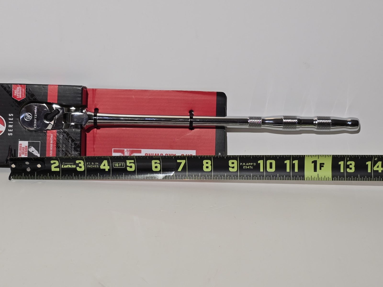 NEW Craftsman V-Series 3/8” Drive 96T Long Handle Flex Head Ratchet CMMT86323V V