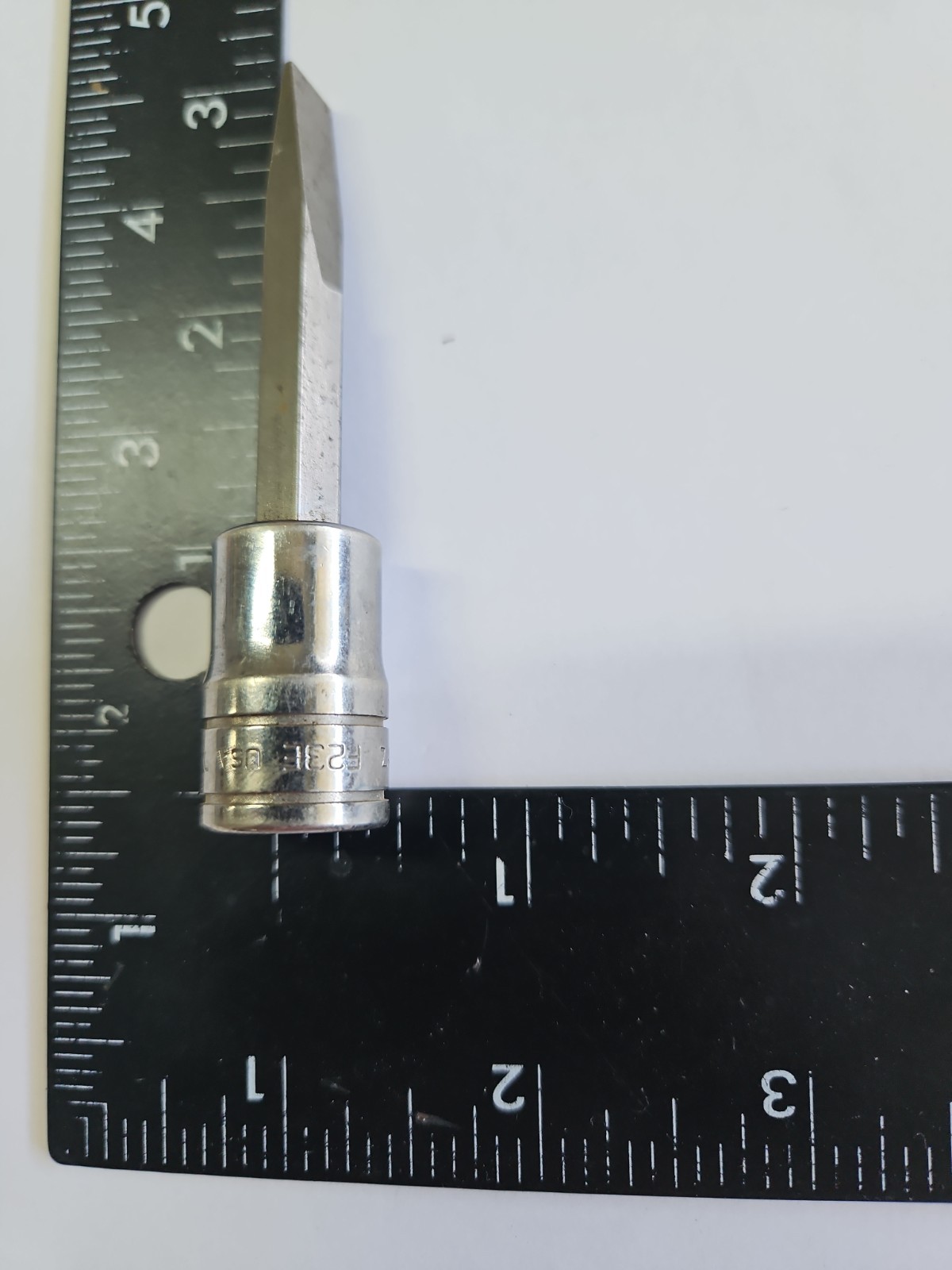 Snap-On F23E 3/8″ Drive 1/4″ Flat Tip Standard Bit Socket Driver