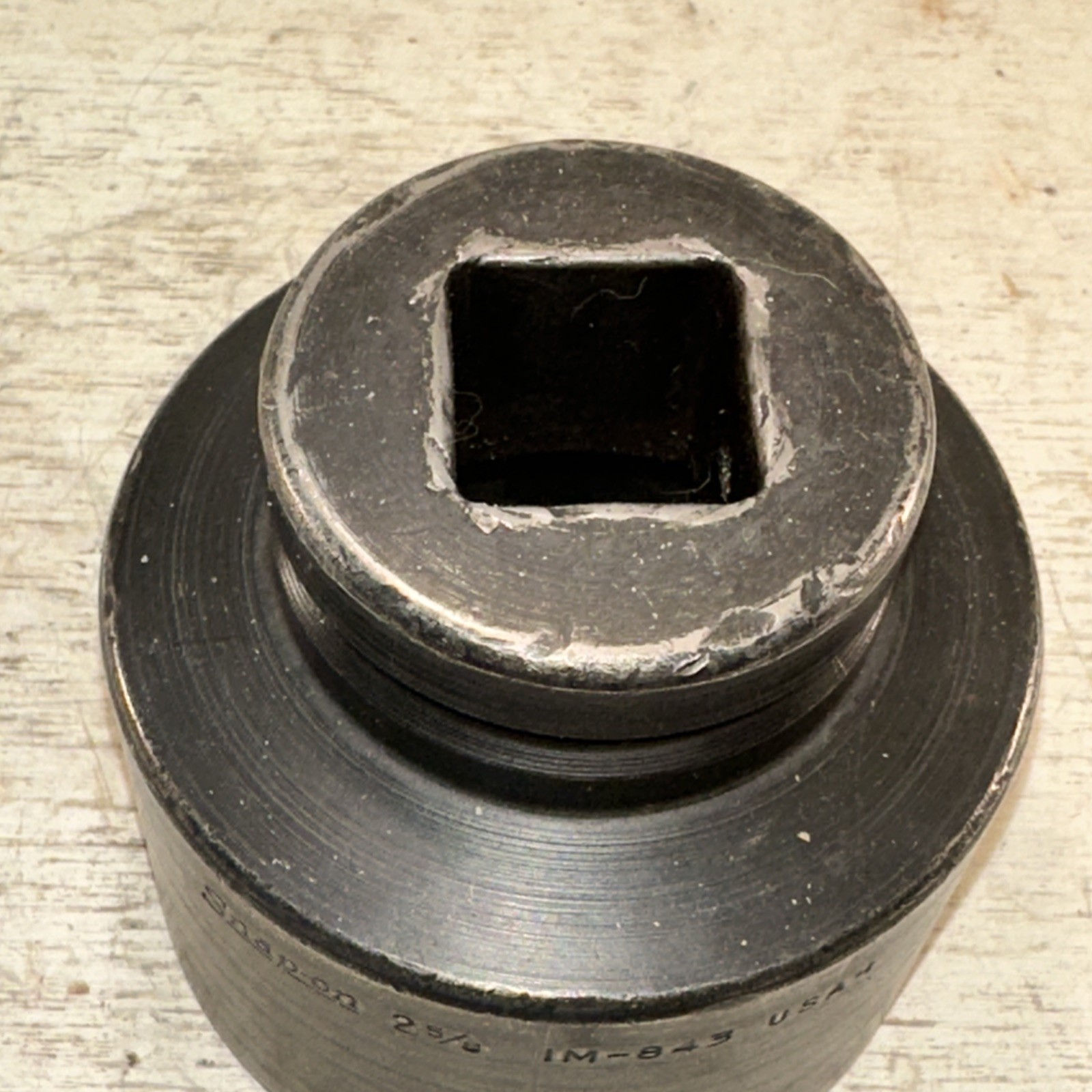 Snap-on IM843, 2-5/8″ Shallow Industrial Impact Socket, 1″ Drive, 6 Point