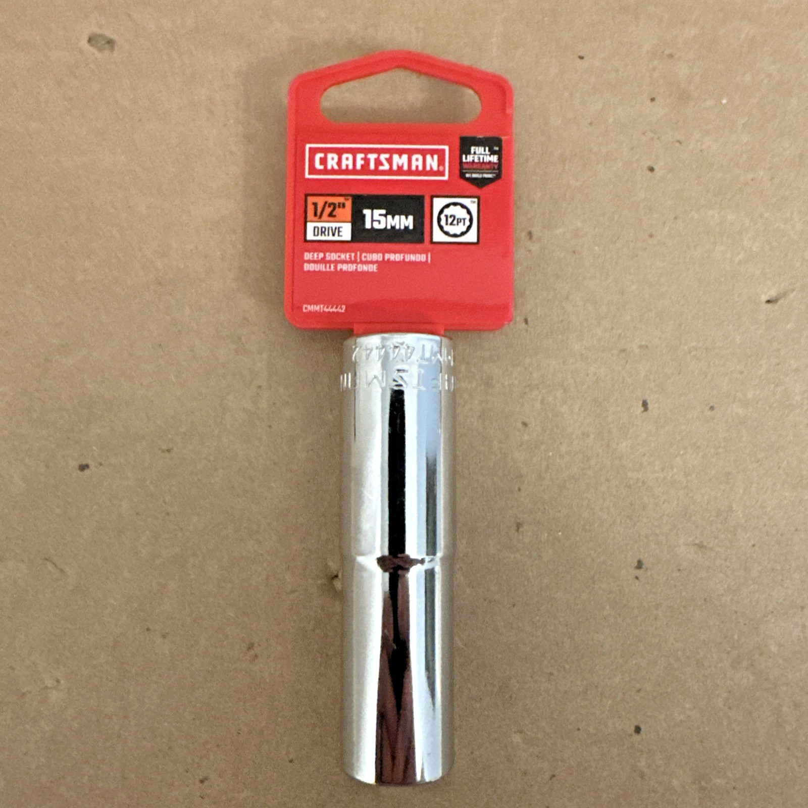 Craftsman 1/2 Drive 11mm, 13 mm, 14 mm, 15mm 16mm Deep Well Lot of 5 Five NOS