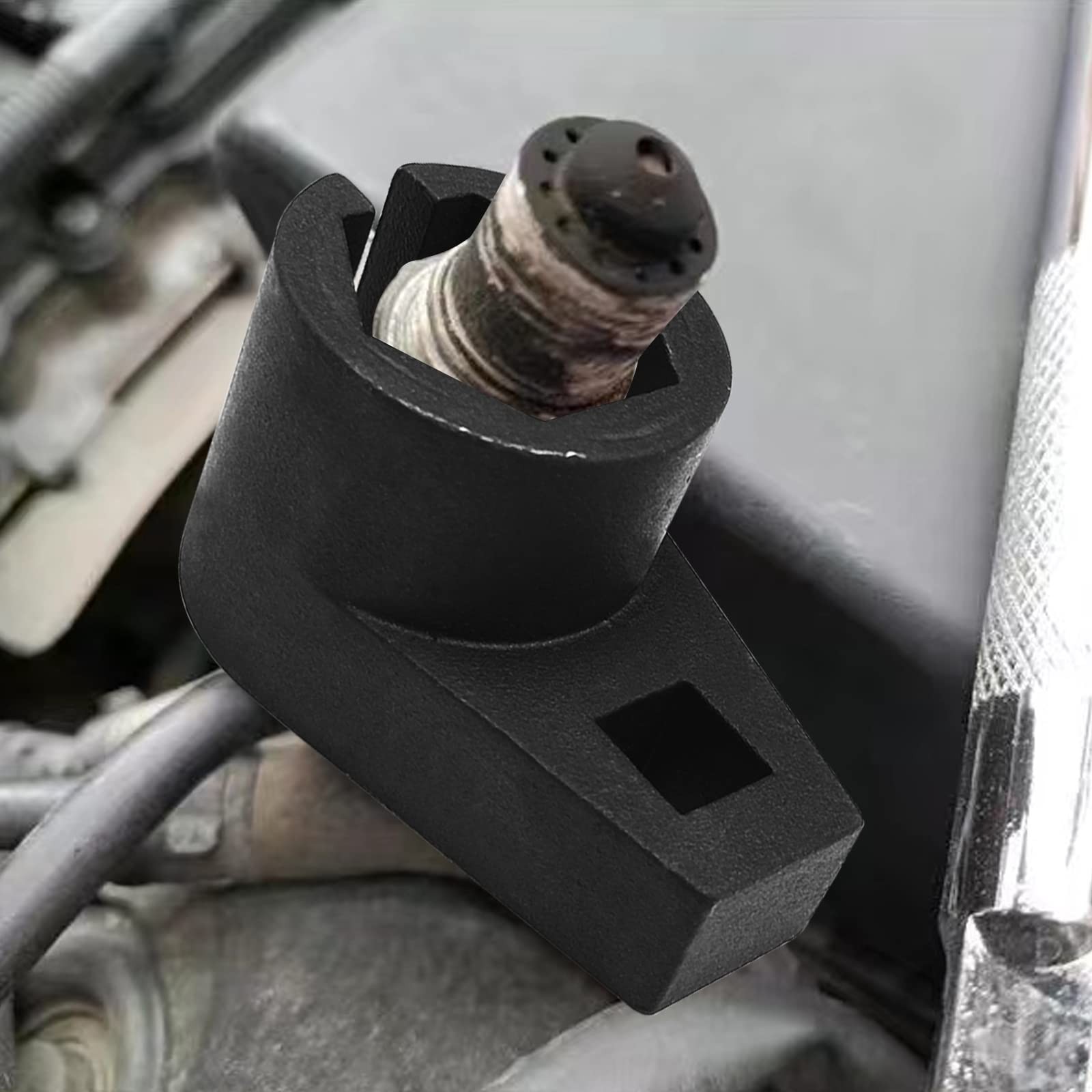 Offset Oxygen Sensor Socket 3/8-Inch Drive 7/8-Inch 22mm Wire Gate Accesses S…