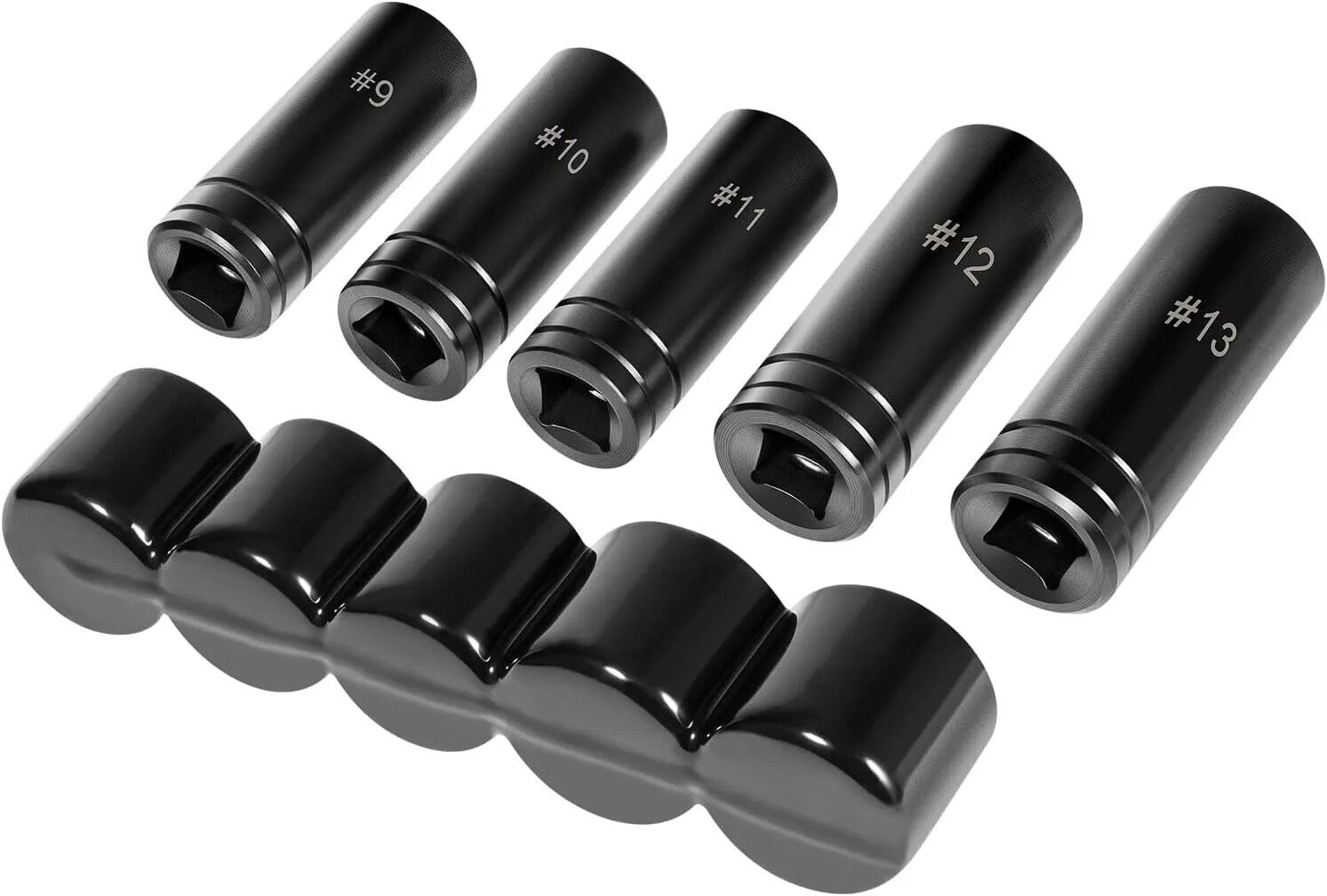 71670 Tap Socket Set For 5/8″, 11/16″, 3/4″, 7/8″, 1″ Taps(16mm-25mm) 1/2″ Drive