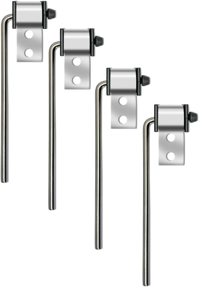 4 Pack Universal Stainless Steel Exhaust Hanger Rod Weld On Heavy Duty Exhaus…