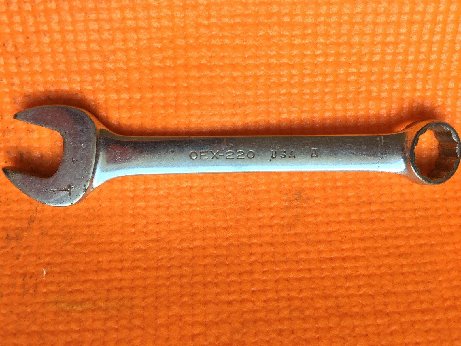 Snap-On Combination Wrench OEX-220 11/16″ SAE 12pt Chrome Mechanic Tool USA