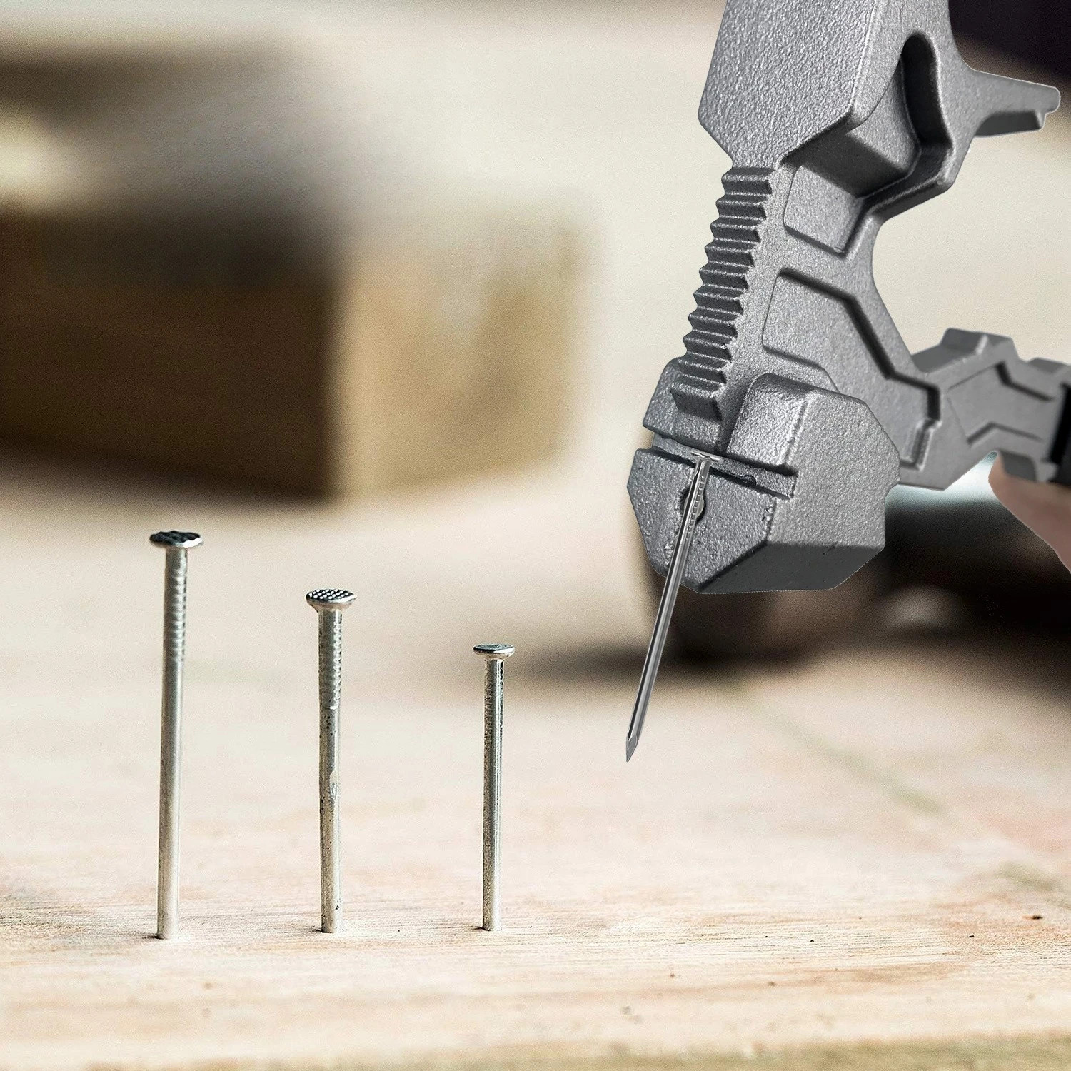 Multifunctional Hammer Nail Lifter Crowbar Fire Breaking Tool Demolition Tool