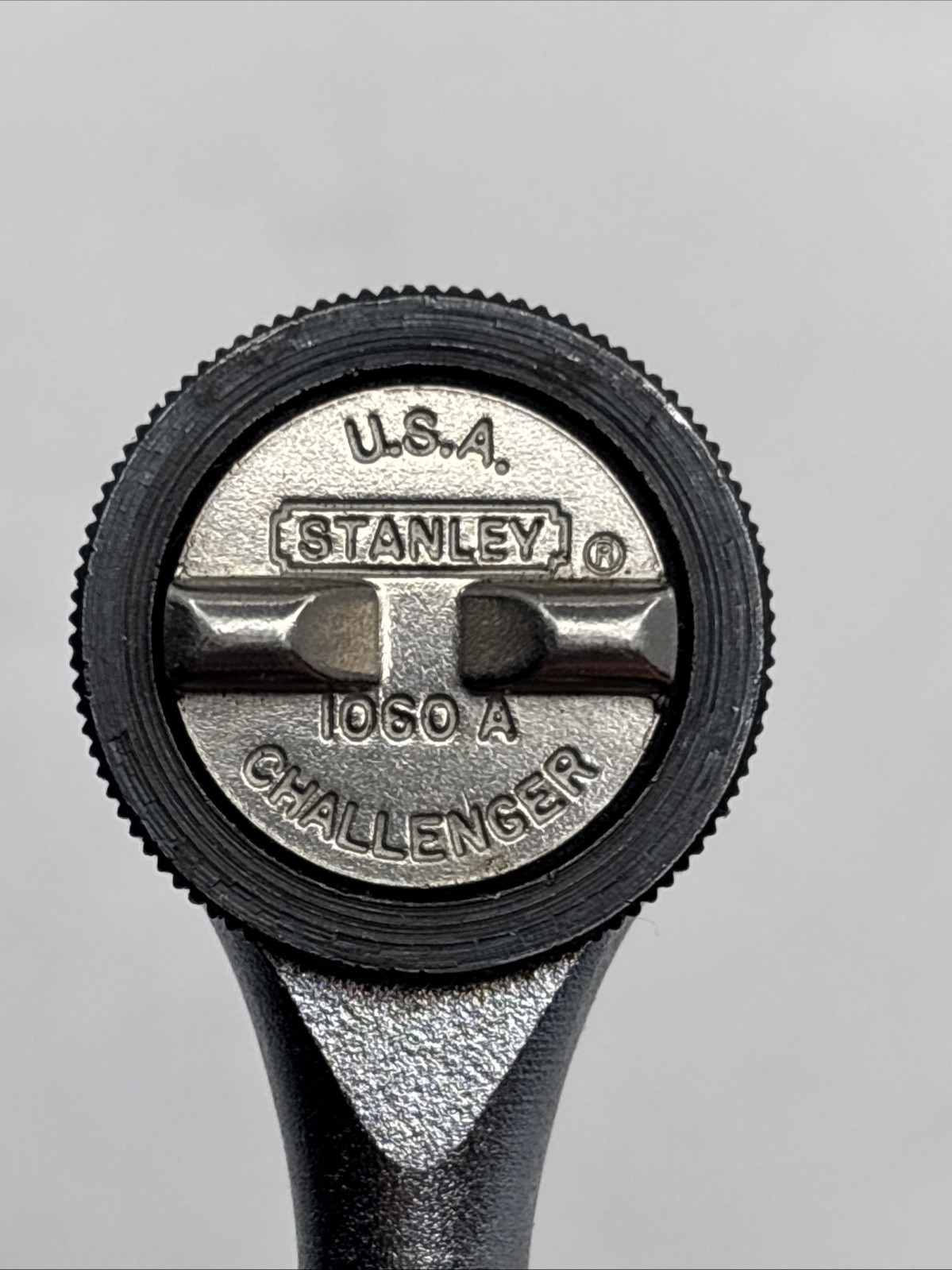 Vintage Stanley Challenger 1060A Ratchet 1/4″ Drive Thumb Wheel Made In USA