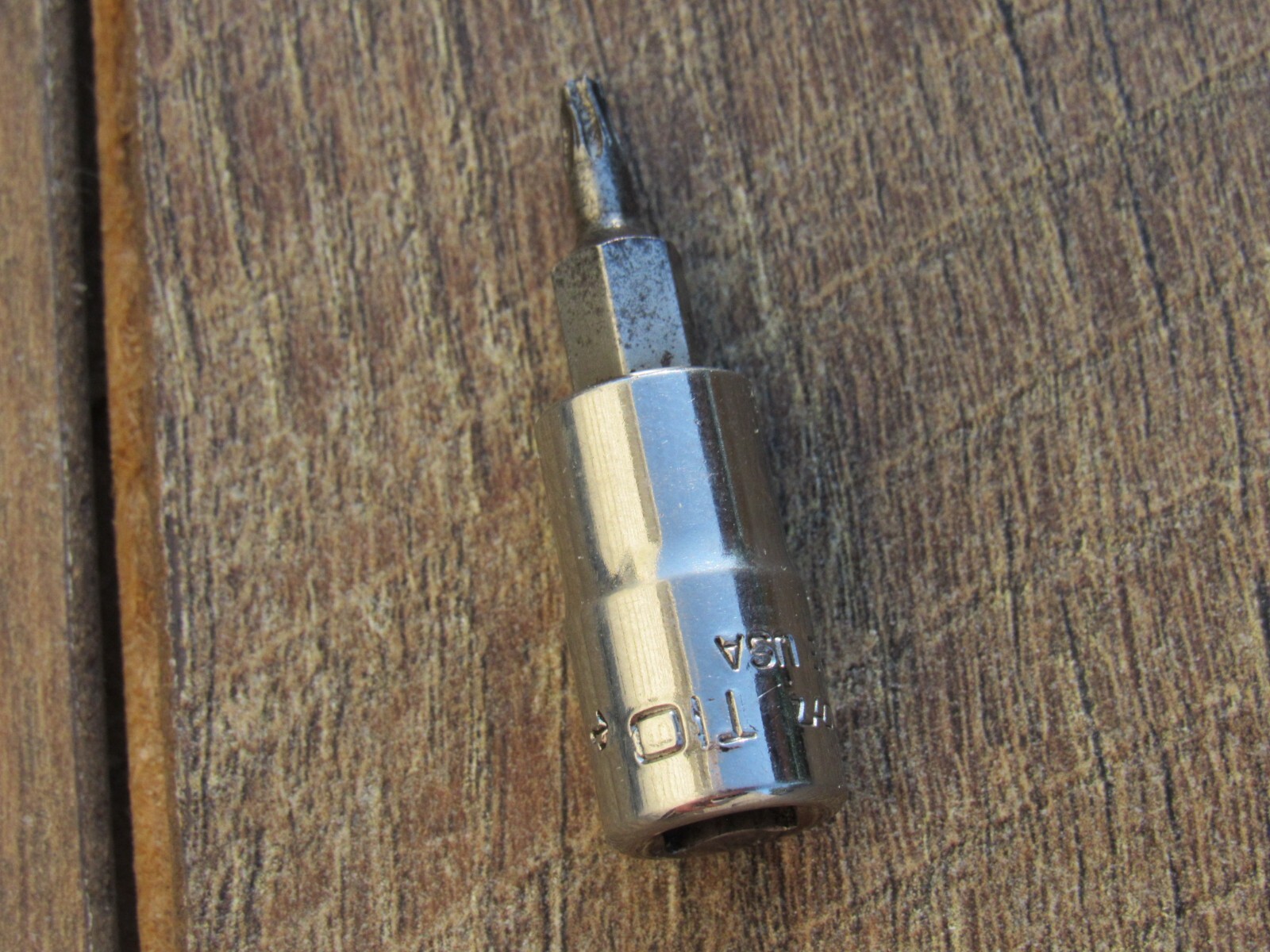 SNAP ON TTX10E T-10 1/4″ DRIVE CHROME NEW LOGO TORX BIT DRIVER SOCKET T10 T 10