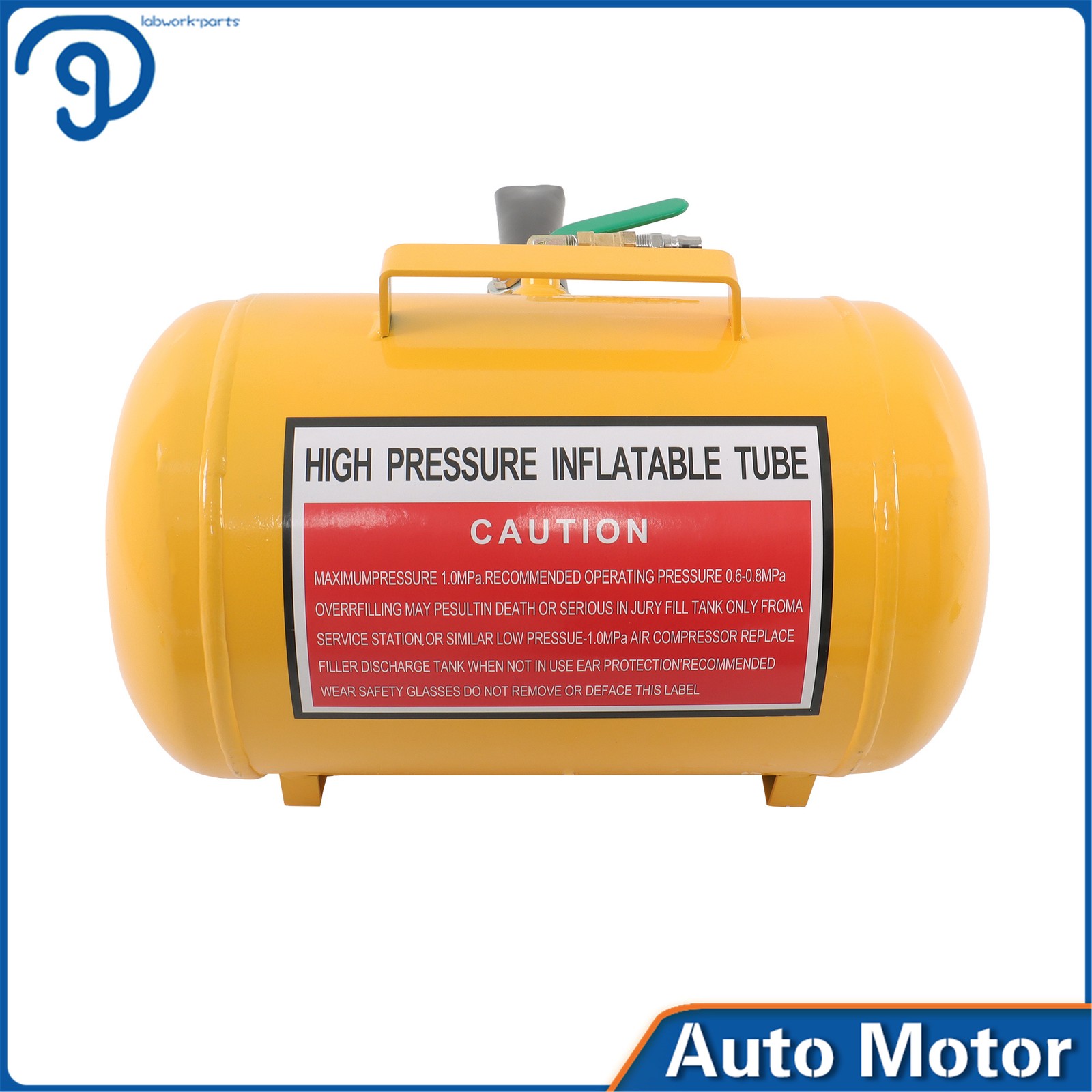Yellow Heavy Duty Air Tire Bead Seater Blaster Seating Tool 5 Gallon 145 psi
