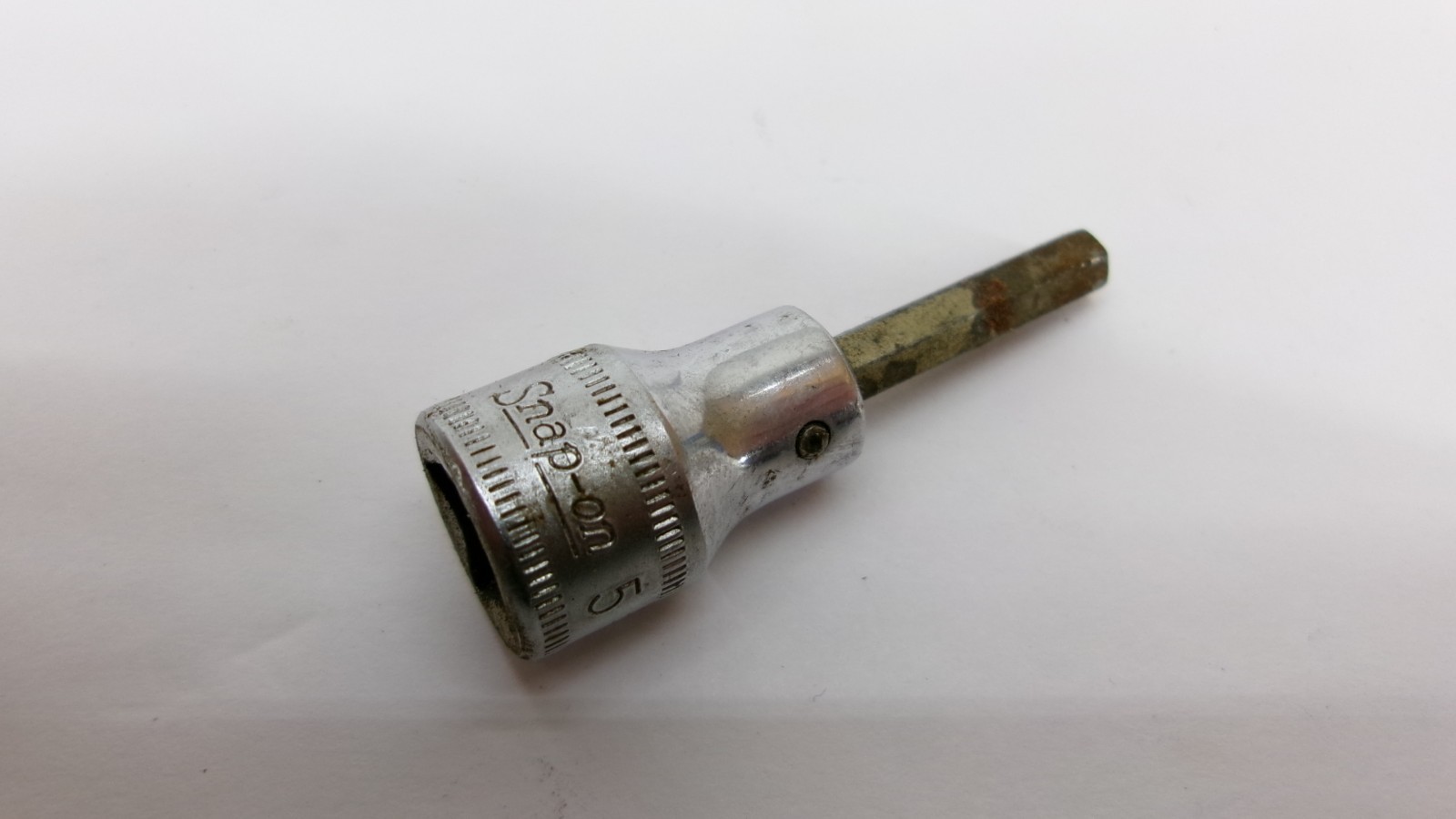 Snap-on tools USA metric 3/8″ drive 5mm Standard Hex Bit Socket FAM5A Nice!