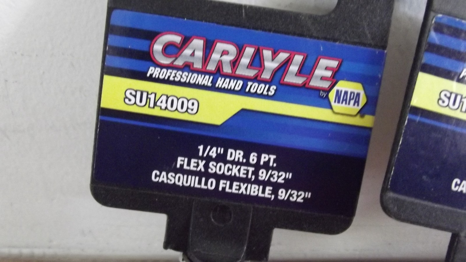 NAPA/CARLYLE 4pcs. 1/4″Dr. 6pt. FLEX Socket Set 3/8″, 7/16″, 9/32″ & 5/16″