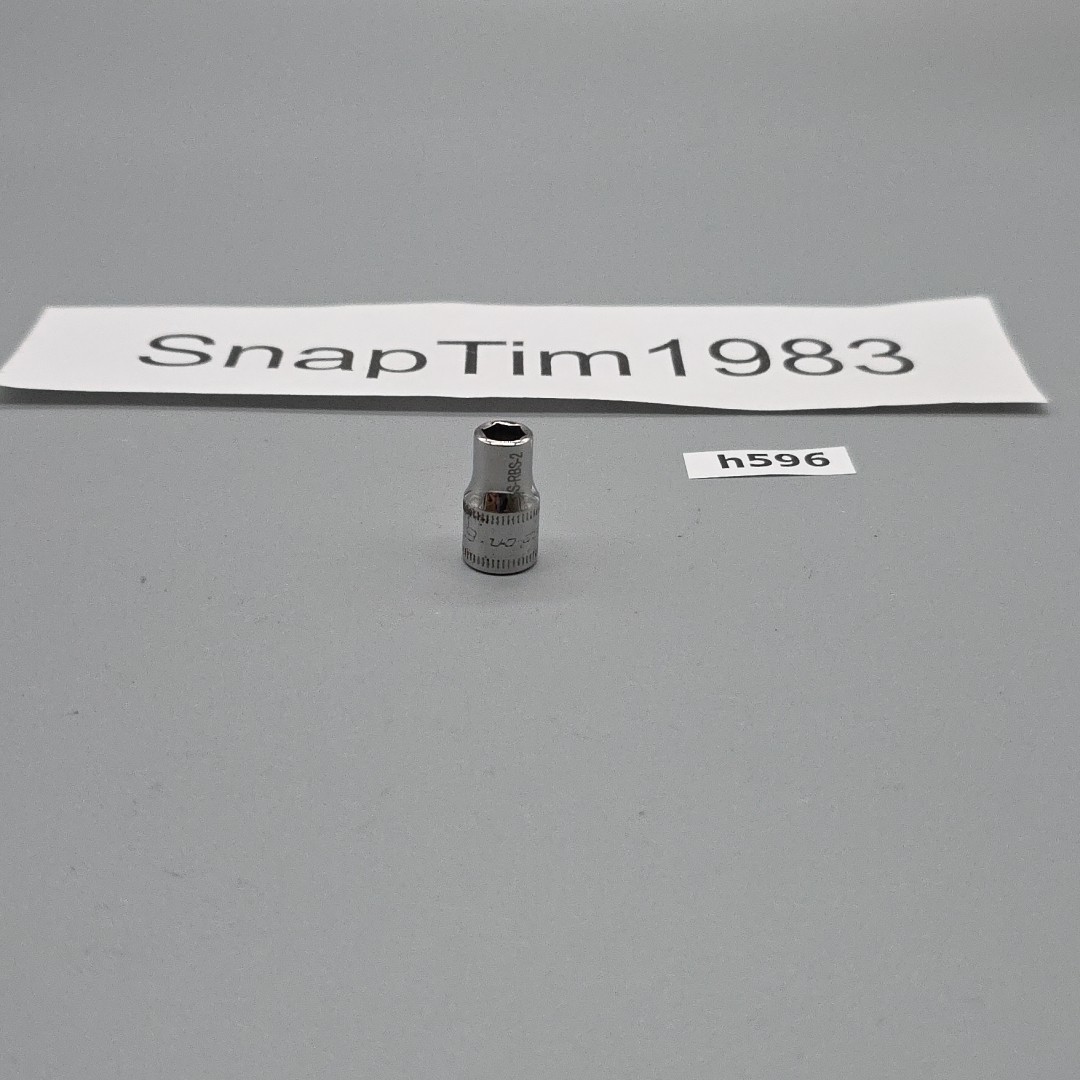 Snap-on Tools TMM6 6mm Metric Flank Drive Shallow Socket 6 Point 1/4″ Drive USA