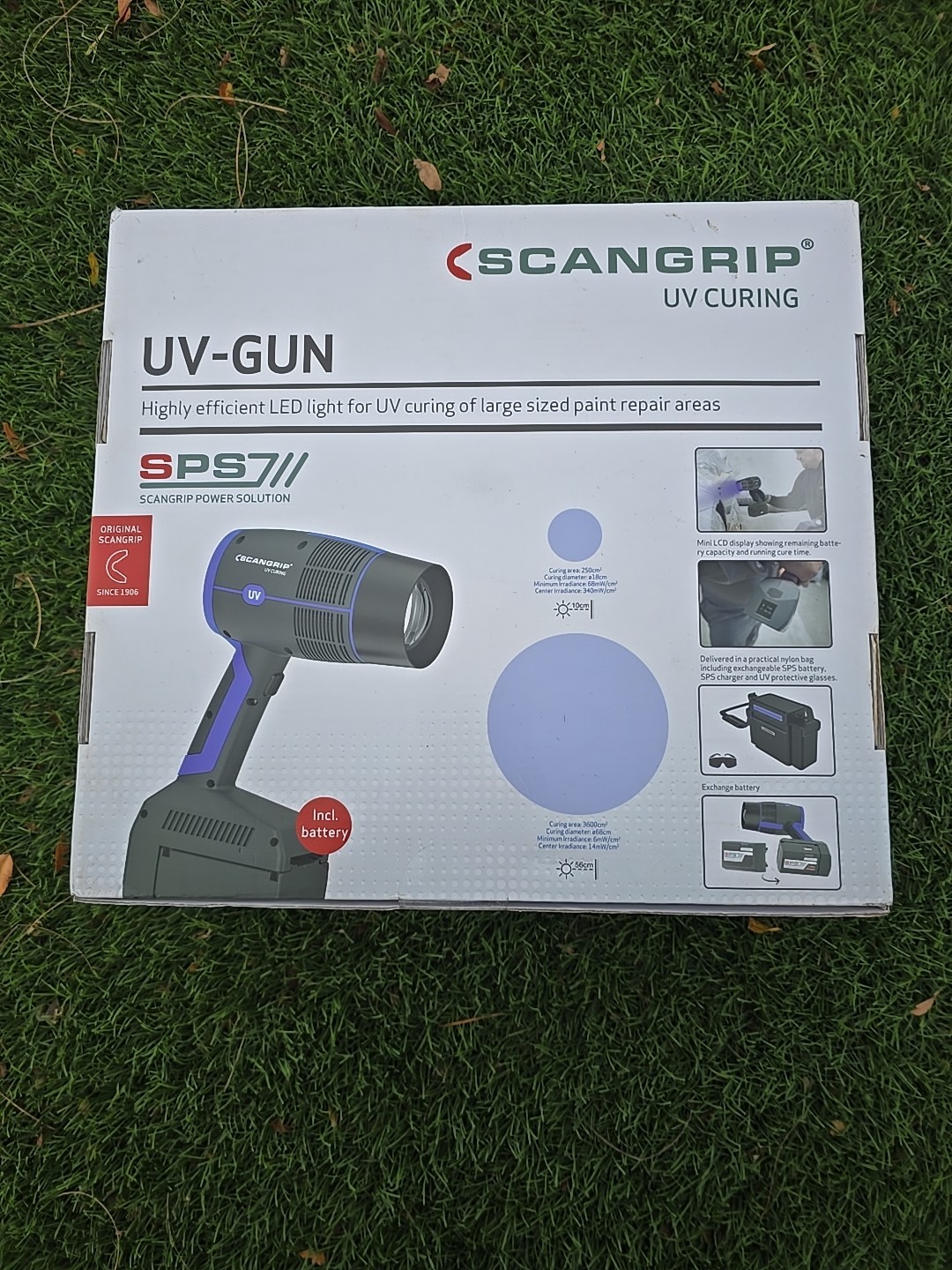 SCANGRIP UV-Gun Rechargeable LED Curing Light (03.5803US) New Sealed