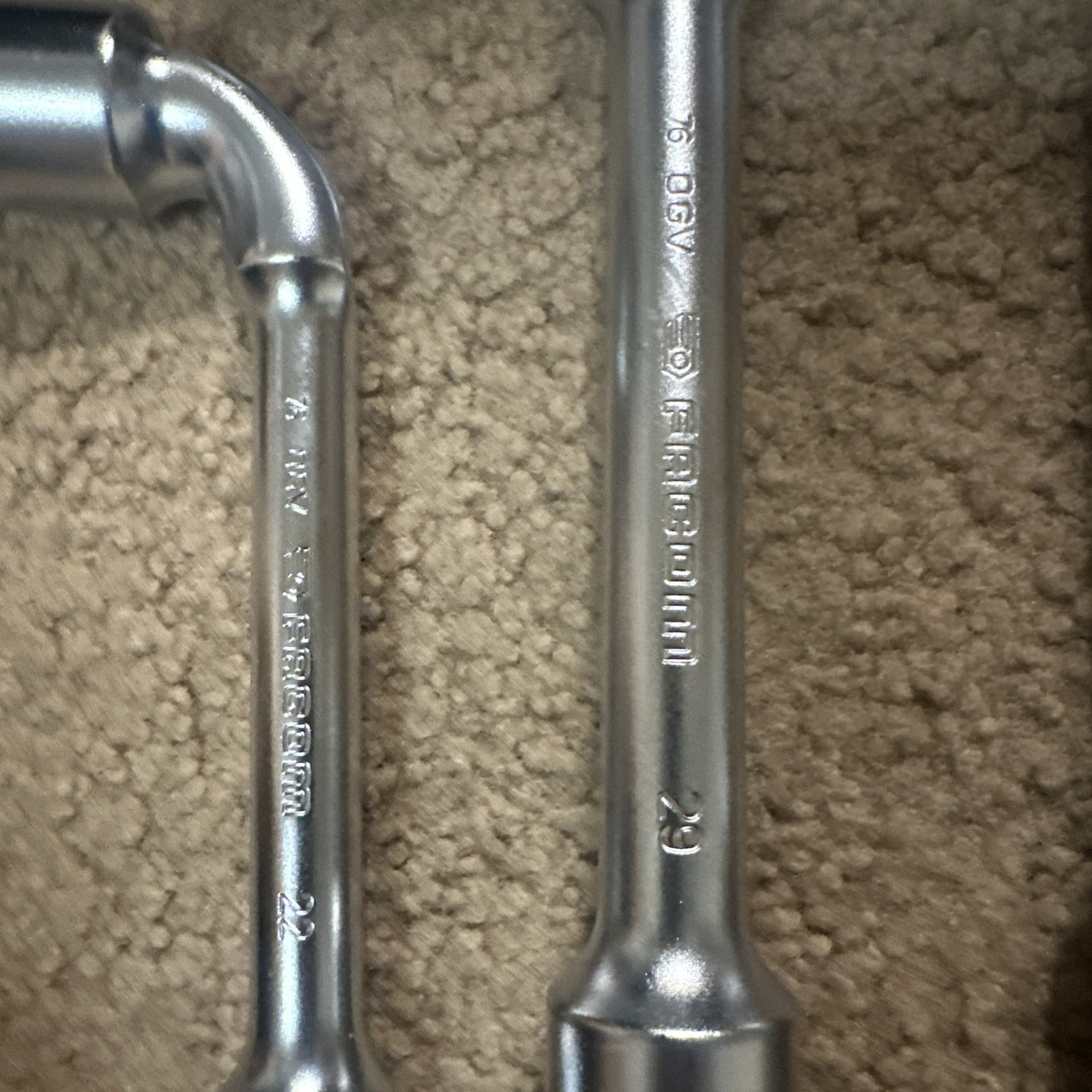 Facom Angled Socket Wrenches 32,31,29 And 22MM 6 point and 12 point OGV #76- 4pc