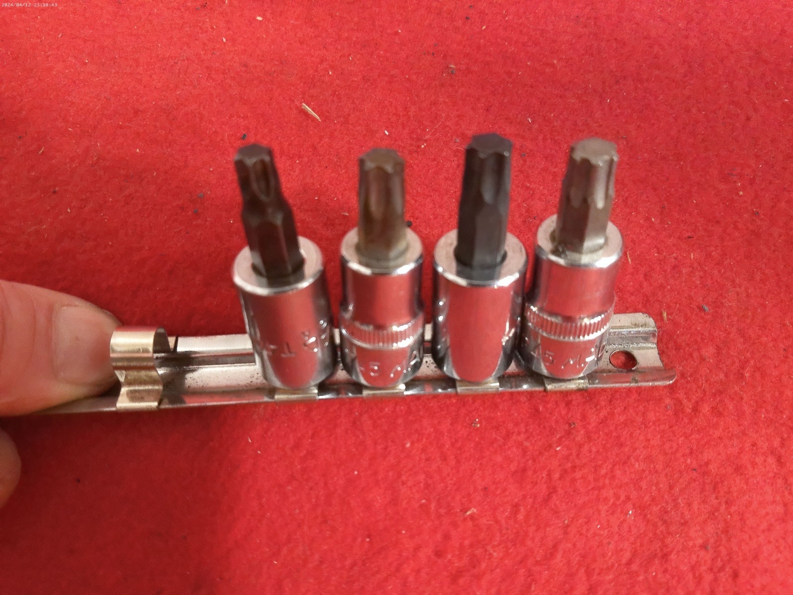 4MAC Tools 3- T45 1-t40 3/8″ Drive T45 Torx Bit Sockets