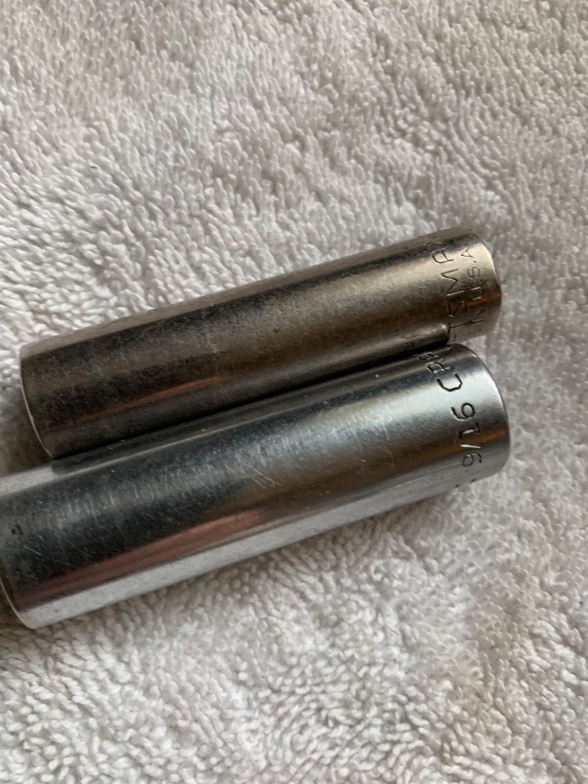 2- Craftsman 3/8″ Drive Deep Well Sockets, 12 Point, 9/16- V and 7/16- G2D