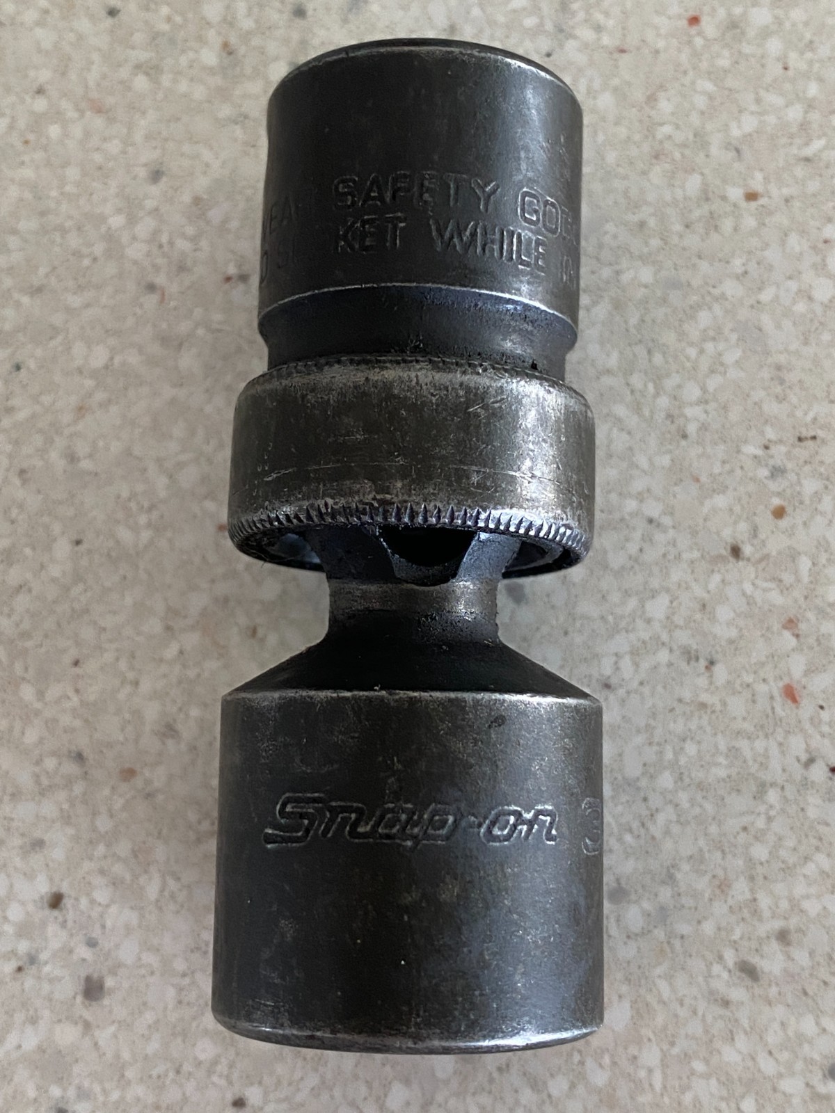 Snap On IPF24B 3/8″ Drive 3/4″ Impact Swivel Universal Socket USA 6 Point Used