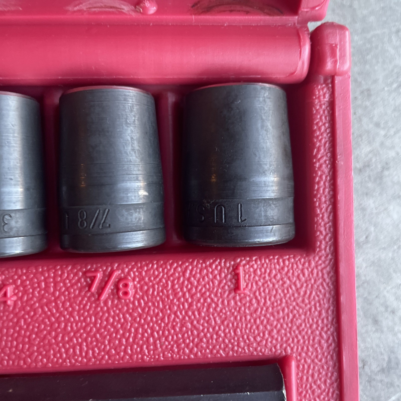 MAC Tools USA GC950 11pc (Complete) Gasket Cutter Set in Red Hard Case