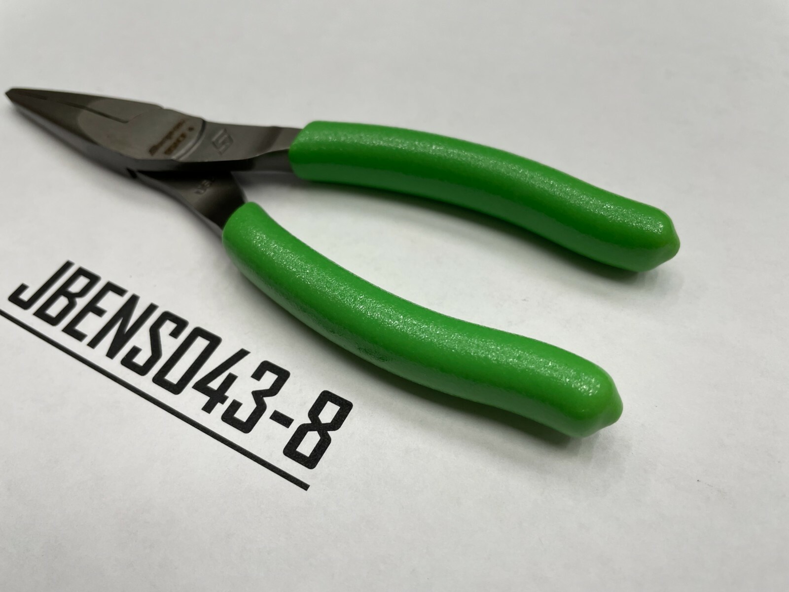 Snap-on Tools USA NEW GREEN 6″ Soft Grip Needle Nose Pliers 95ACFG