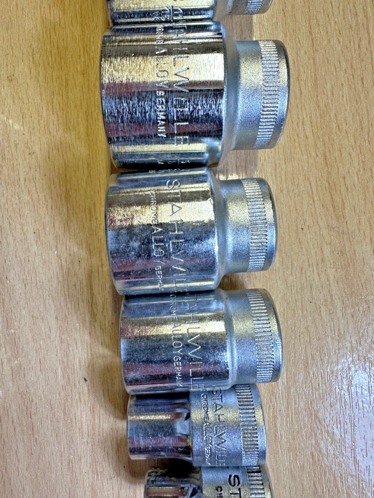 Stahlwille Imperial Sockets 7 x 1/2 inch drive 7 x 1/4 inch drive