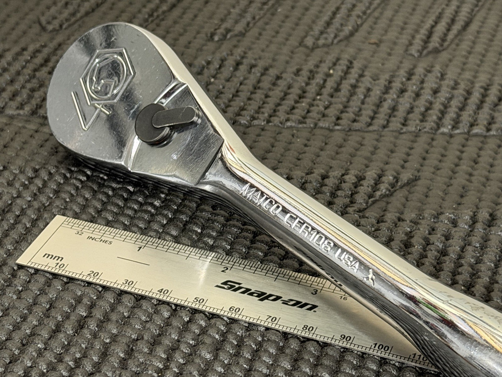 Matco 40th Anniv. Ed. ½» Drive Ratchet 88 Tooth 10″ Long Handle USA🇺🇸 – CFR108