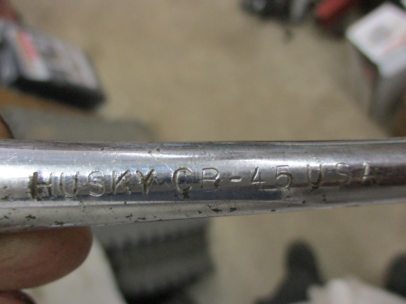 LOT of 2 Vintage HUSKY CB45 3/8″ Drive & CS43 1/2″ Drive RATCHETS USA HAS WEAR