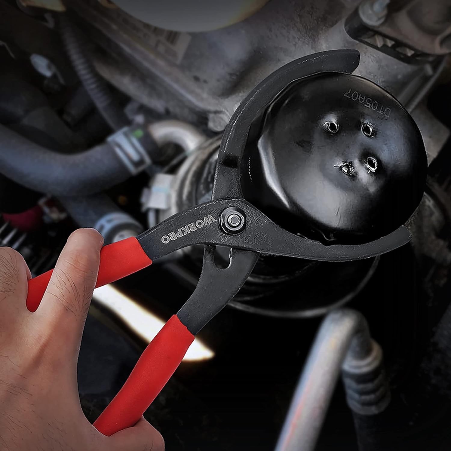 12″ Adjustable Oil Filter Pliers Wrench Removal Tool for Engine Filters W114083A