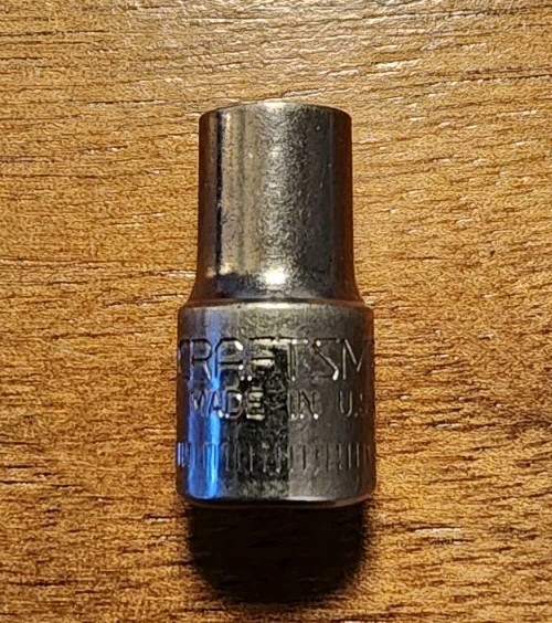 Craftsman USA 6mm Socket 6pt 1/4″ Drive Inverted G1 43502