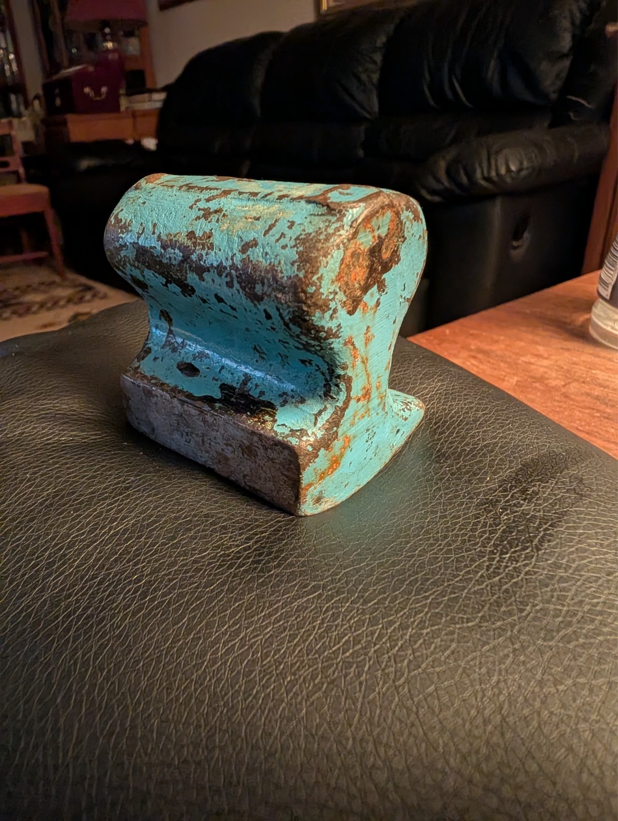 3 HAND ANVIL DOLLIES different shapes, heavy