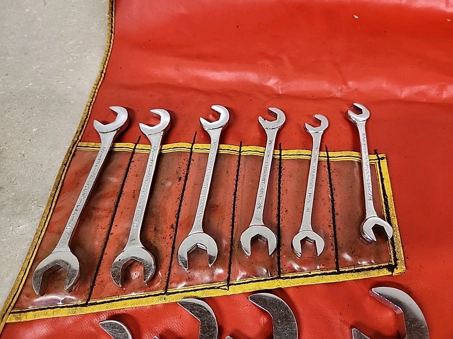 Fairmount 18 PC Angled Wrench Set SAE W/Pouch C-180 Made In USA Vintage HTF