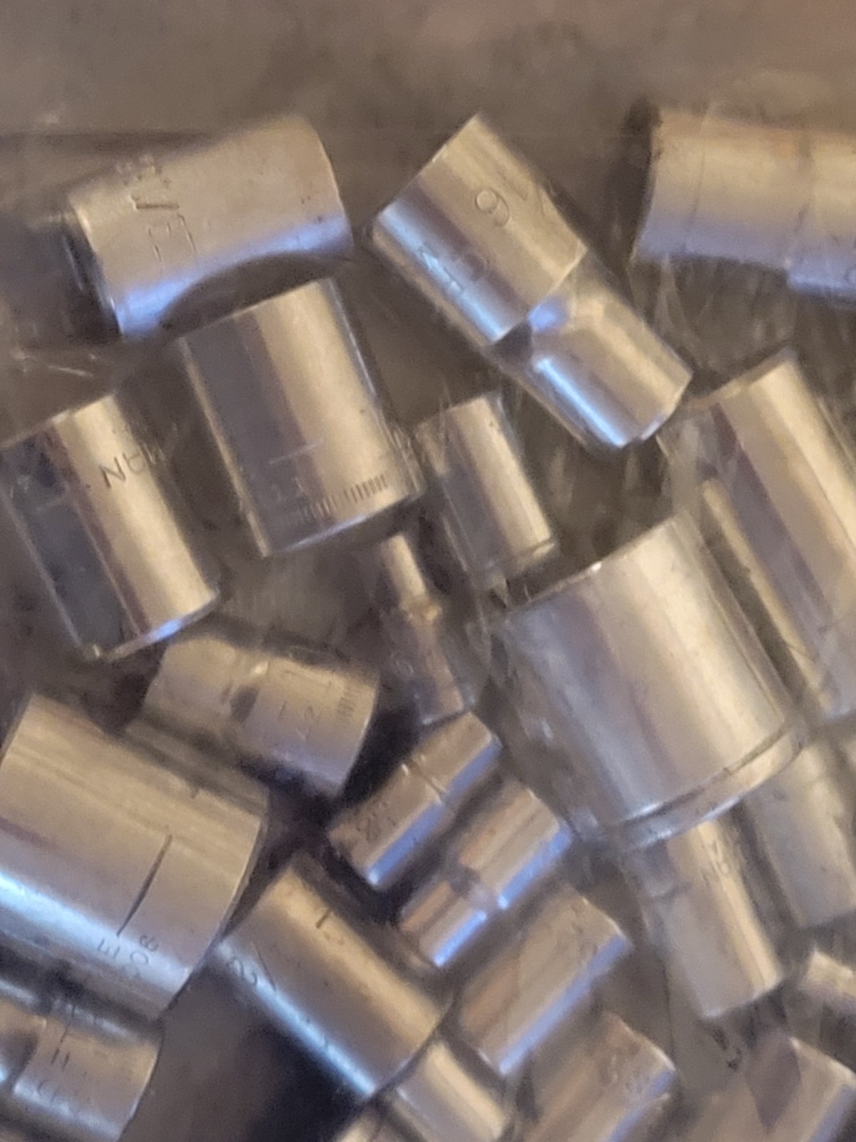 Craftsman (et. al.) Mixed SAE/Metric Socket Lot Over 50 Sockets – 6.88 Pounds!!!