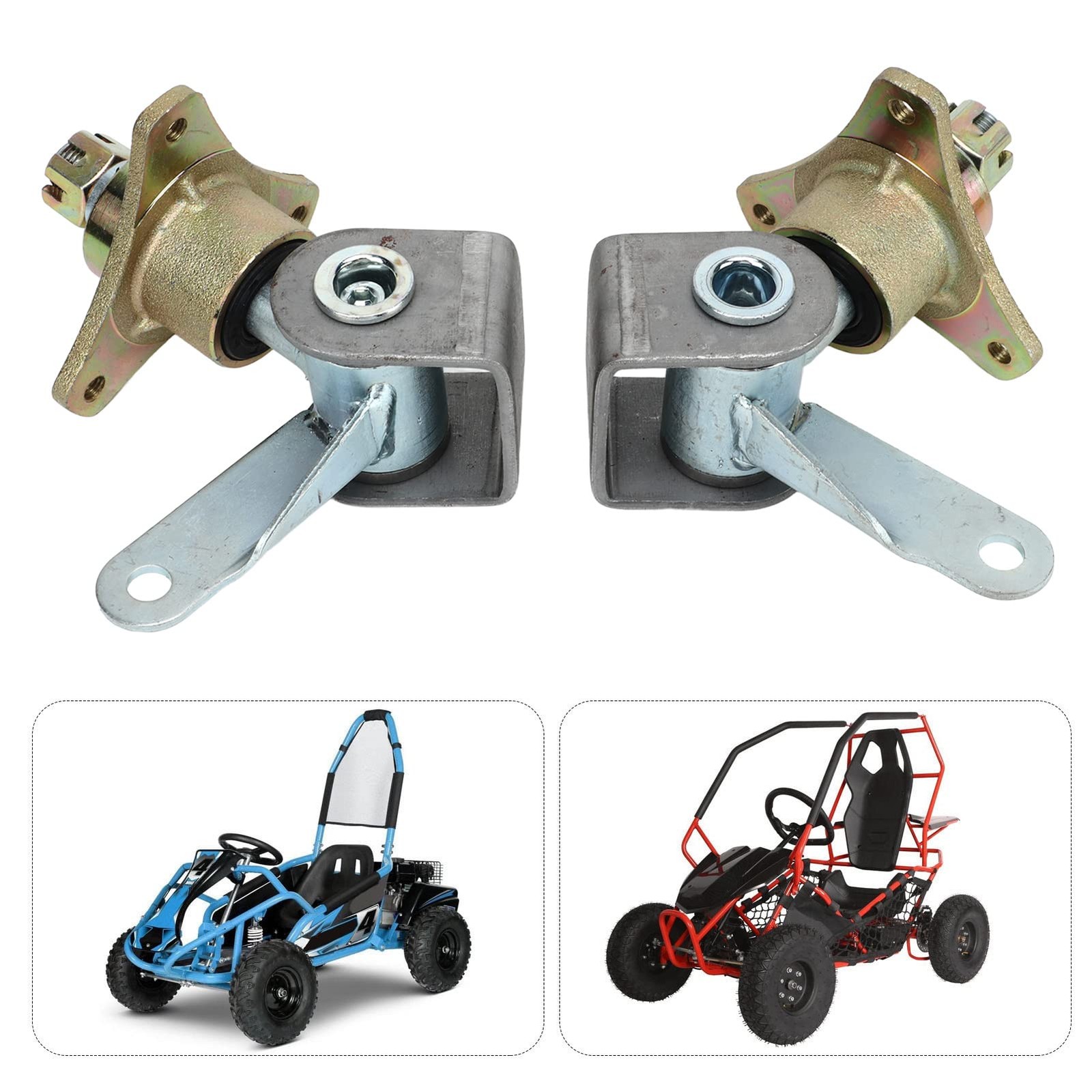 Steering Axle Wheel Hubs, High Strength 17mm Alloy Steel Knuckle for 6 Inch Re…