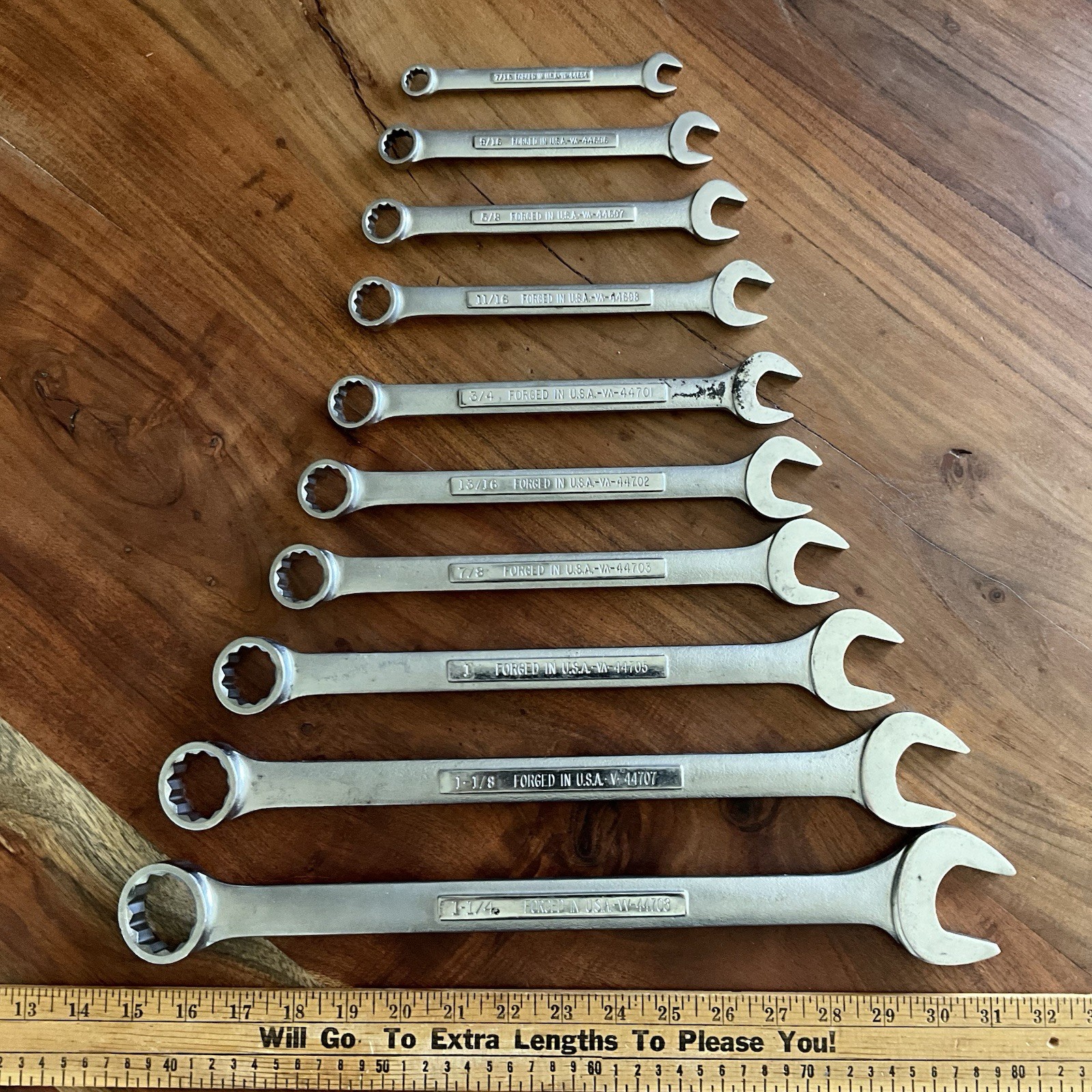 Craftsman USA 11-Piece 12-Point SAE Combination Wrench 1-1/4″ to 3/8″