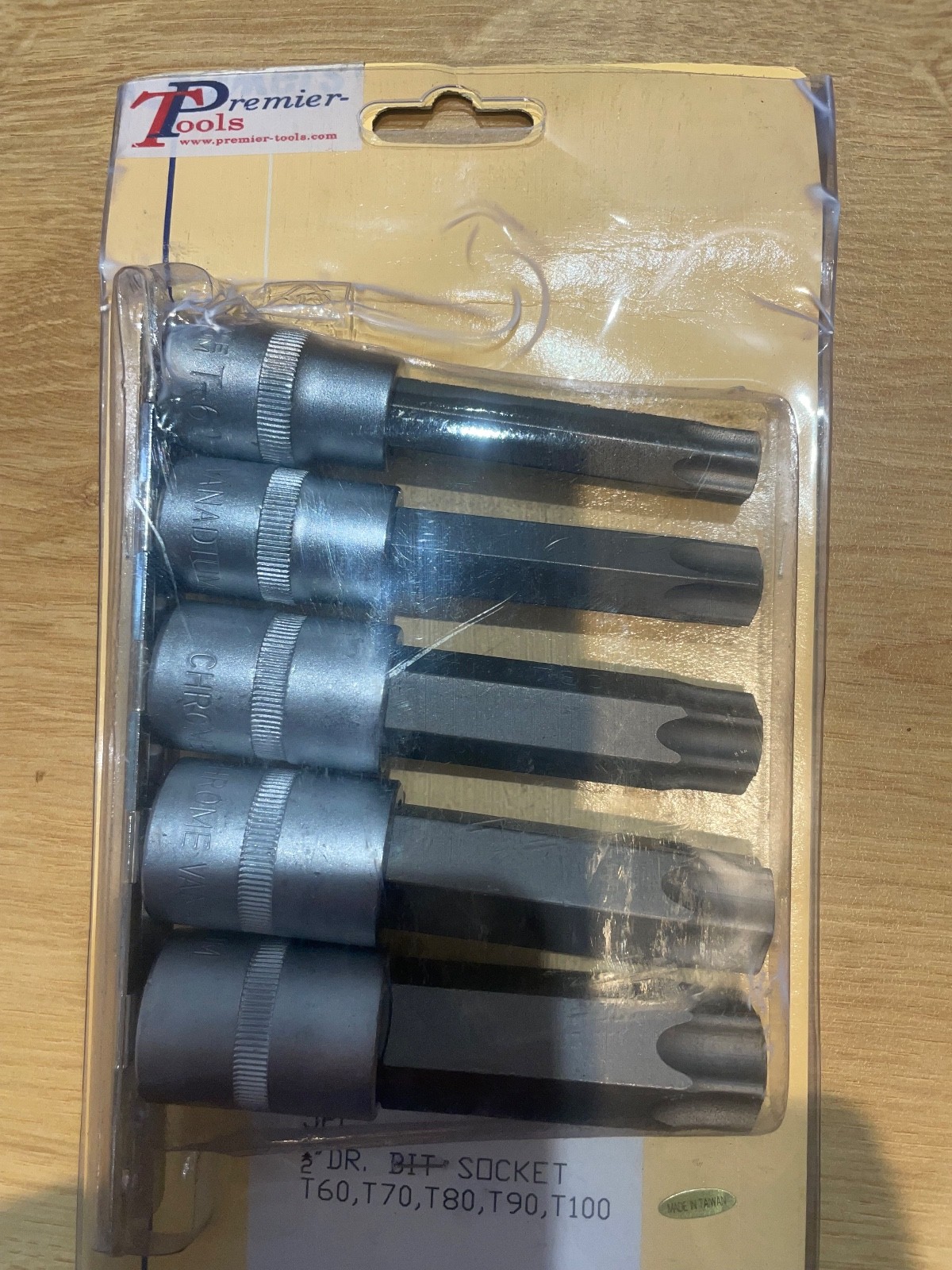 TORX BIT Star Sockets Extra Large Long Star Keys T60 T70 T80 T90 T100 1/2″dr