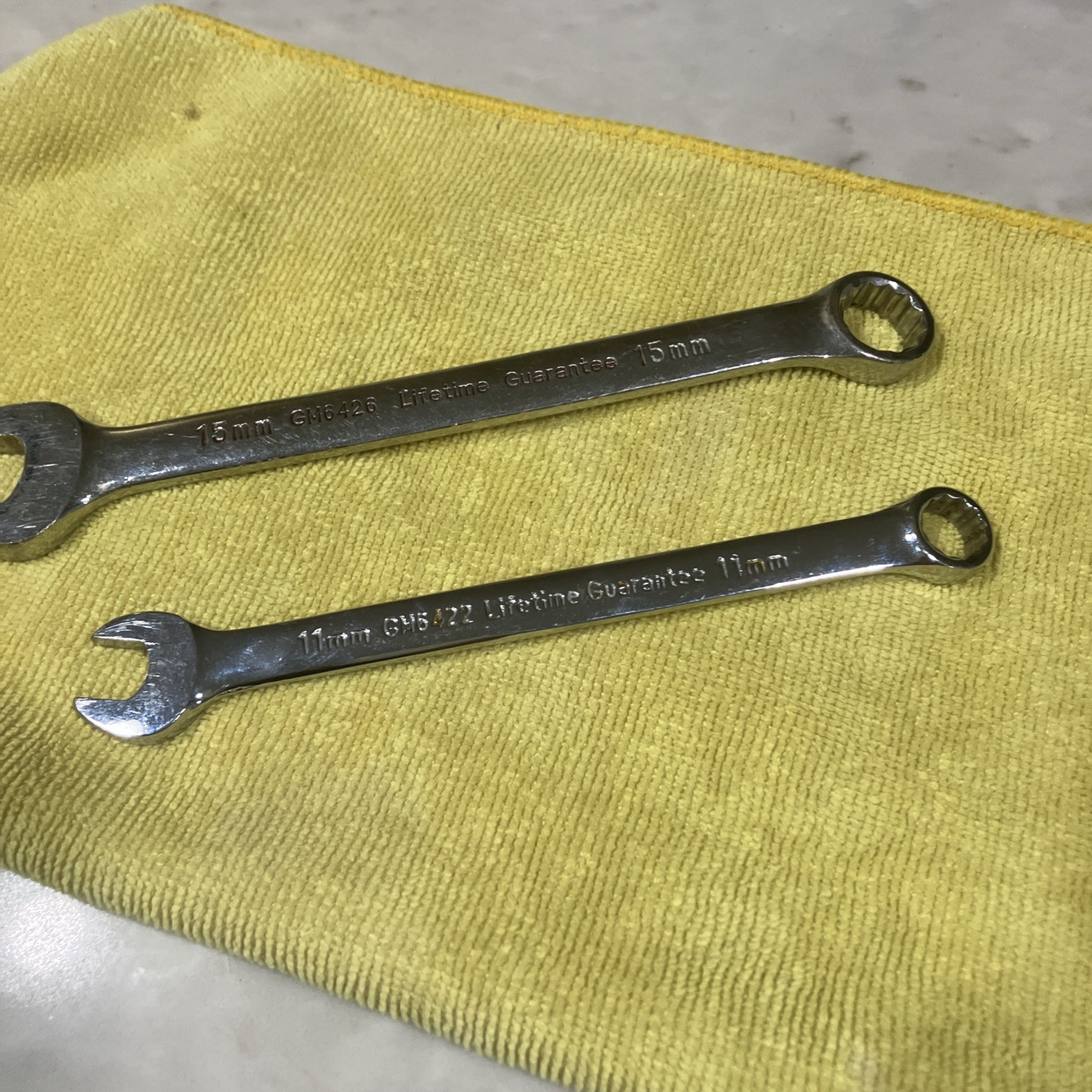 GM 6326 and GM6422 Power torque Open End Wrenches 11mm & 15mm