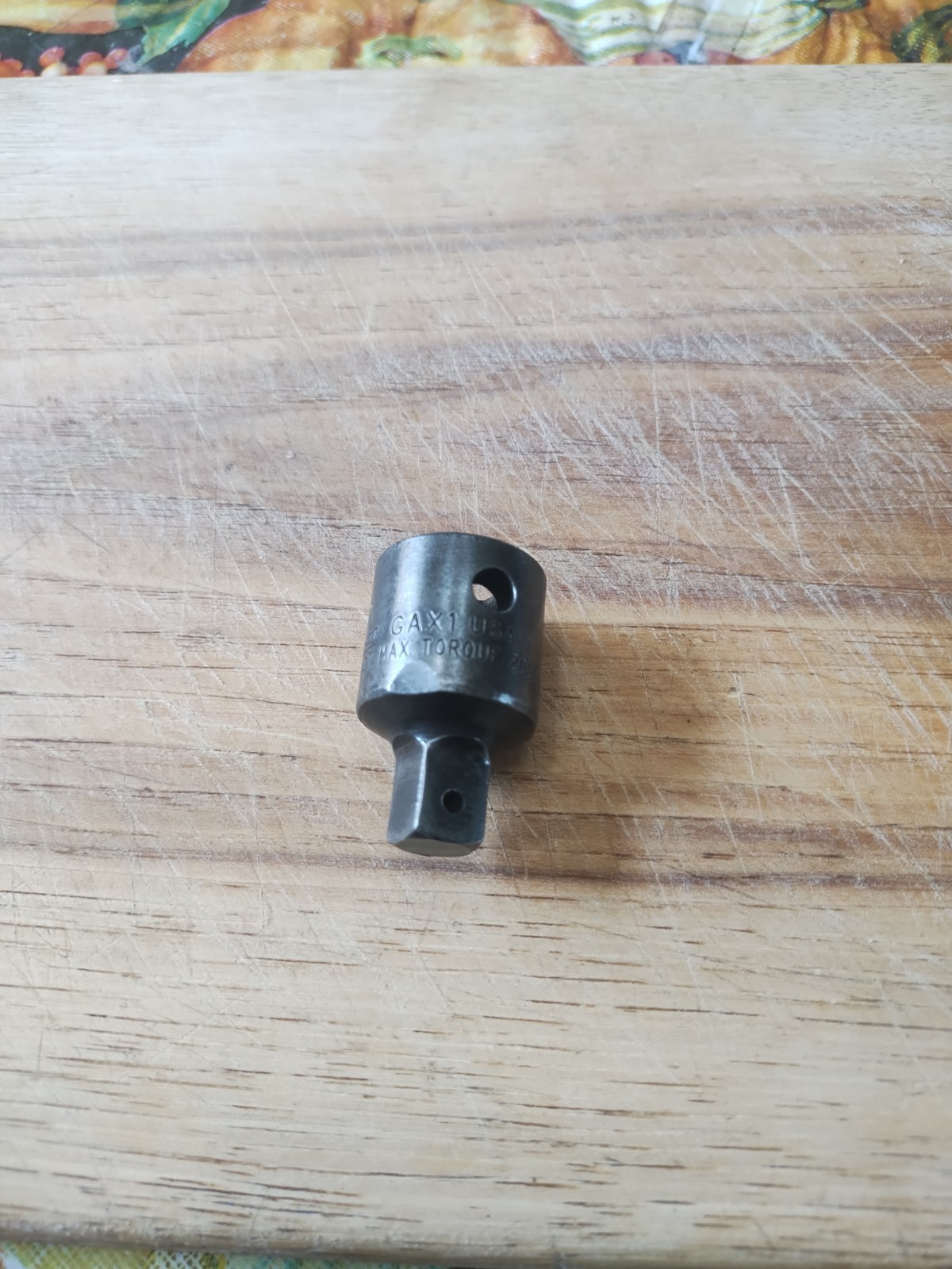 Snap On 1/2″ to 3/8″ Non-Impact Adapter. Part # GAXI. Black Oxide