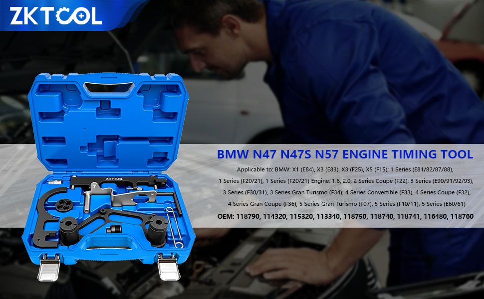 Diesel Engine Timing Tool Kit For BMW N47 N47S N57 N57S 1.6 2.0 3.0 320d 520d