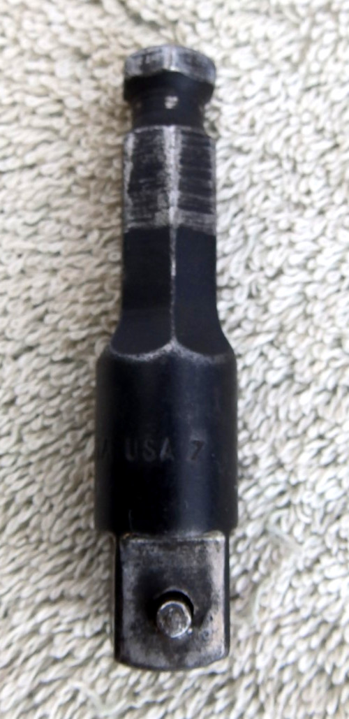 Snap On 7/16″ Hex Drive 1/2″ Drive 2-3/4″ Locking Pin Adaptor Extension A3011A