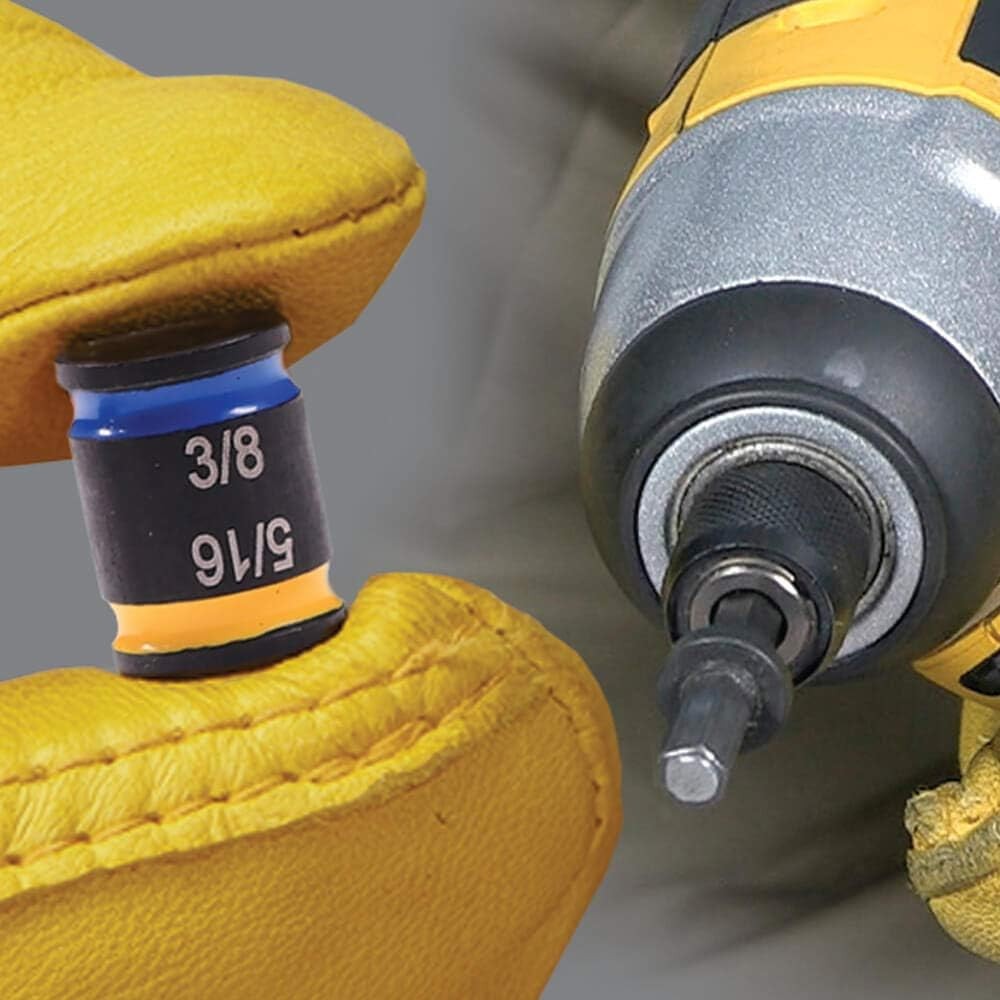 Malco Tools 5/16″ & 3/8 X 2″ Dual Sided Hex Driver Cleanable, Reversible (MSHC1)