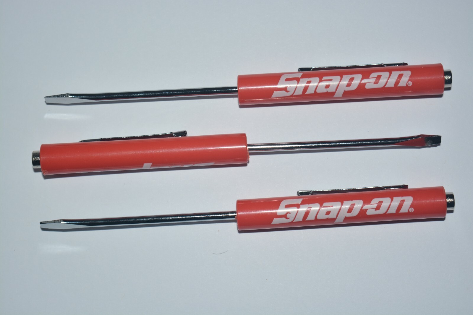 promotional Snap on Pocket Screwdriver with clip magnet top mini small tool 3 pc