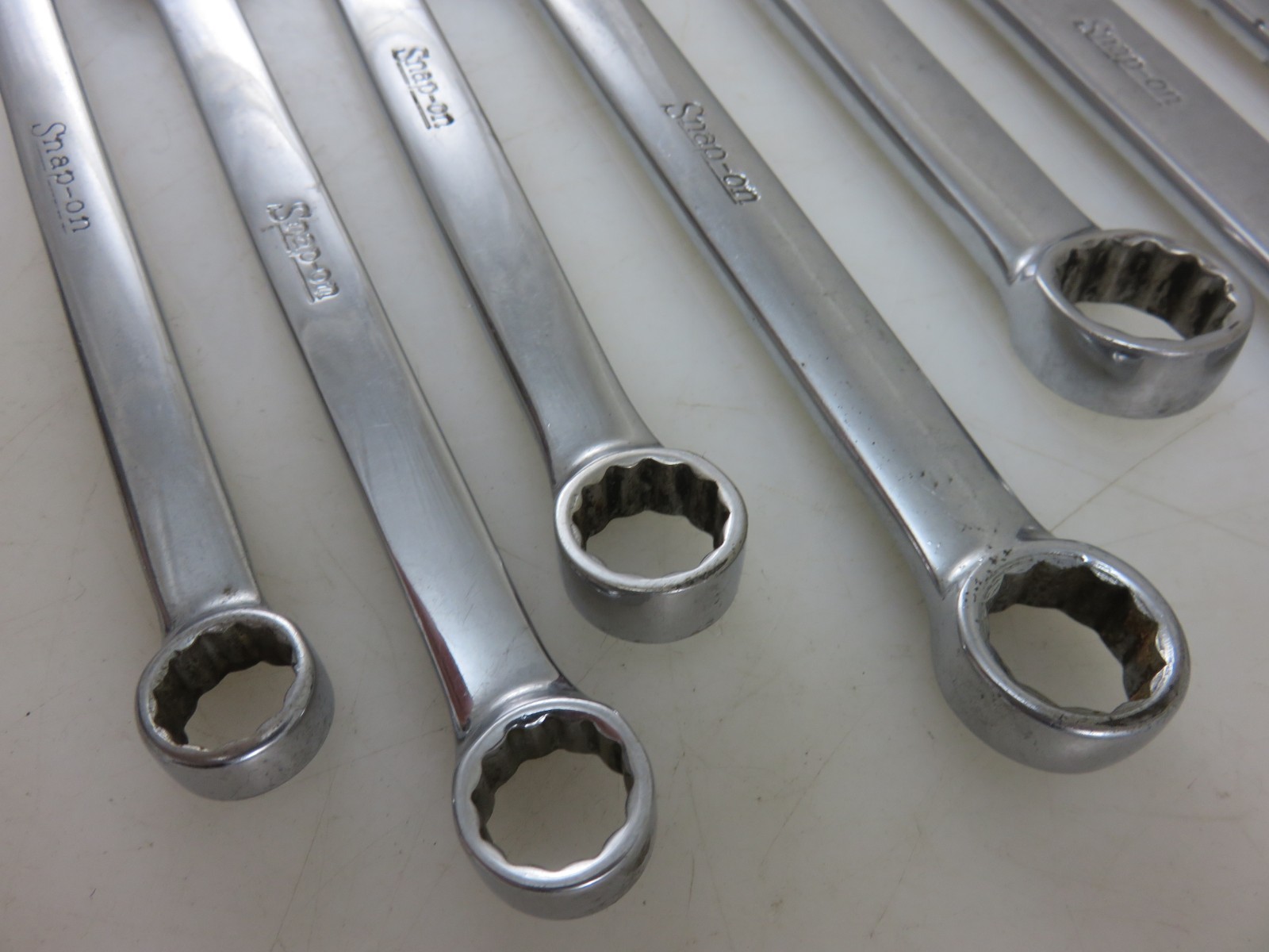 Snap-On OEXM SHORT Metric Combination Wrench 9mm-18mm 7pc Set Made In USA