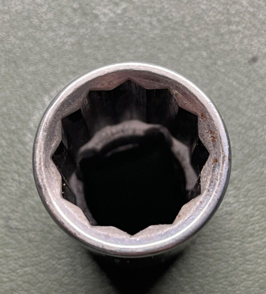 Craftsman 15mm x 1/2″ Dr Socket, 12 pt. G 44236 Made in USA