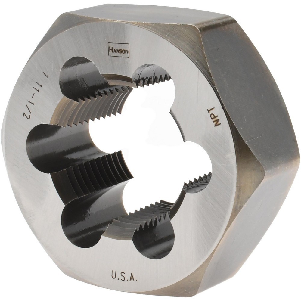 1″ -11-1/2 NPT Pipe Die Nut Hex Irwin 7407 Rethread USA 2-3/8″ Hex Chaser