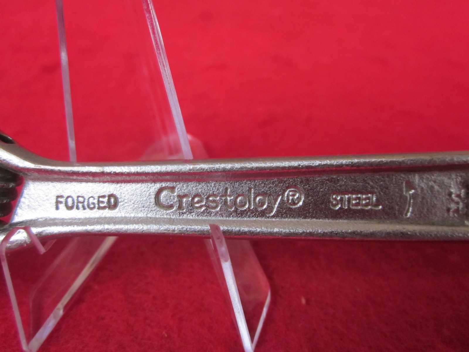 Vintage Crescent 4″ Adjustable Wrench Forged Steel Crestoloy Made in USA NICE