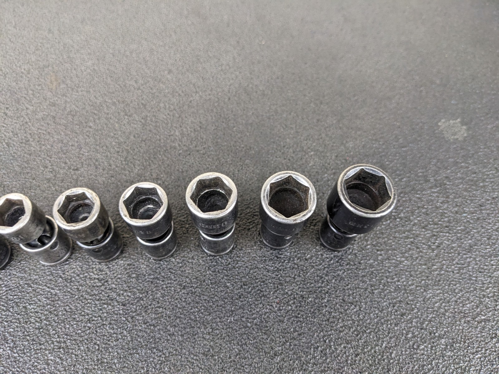 #bn810 Cornwell TSMUP0212SP 11pc 1/4″ Metric Universal Socket Set 5-15mm 6 Point