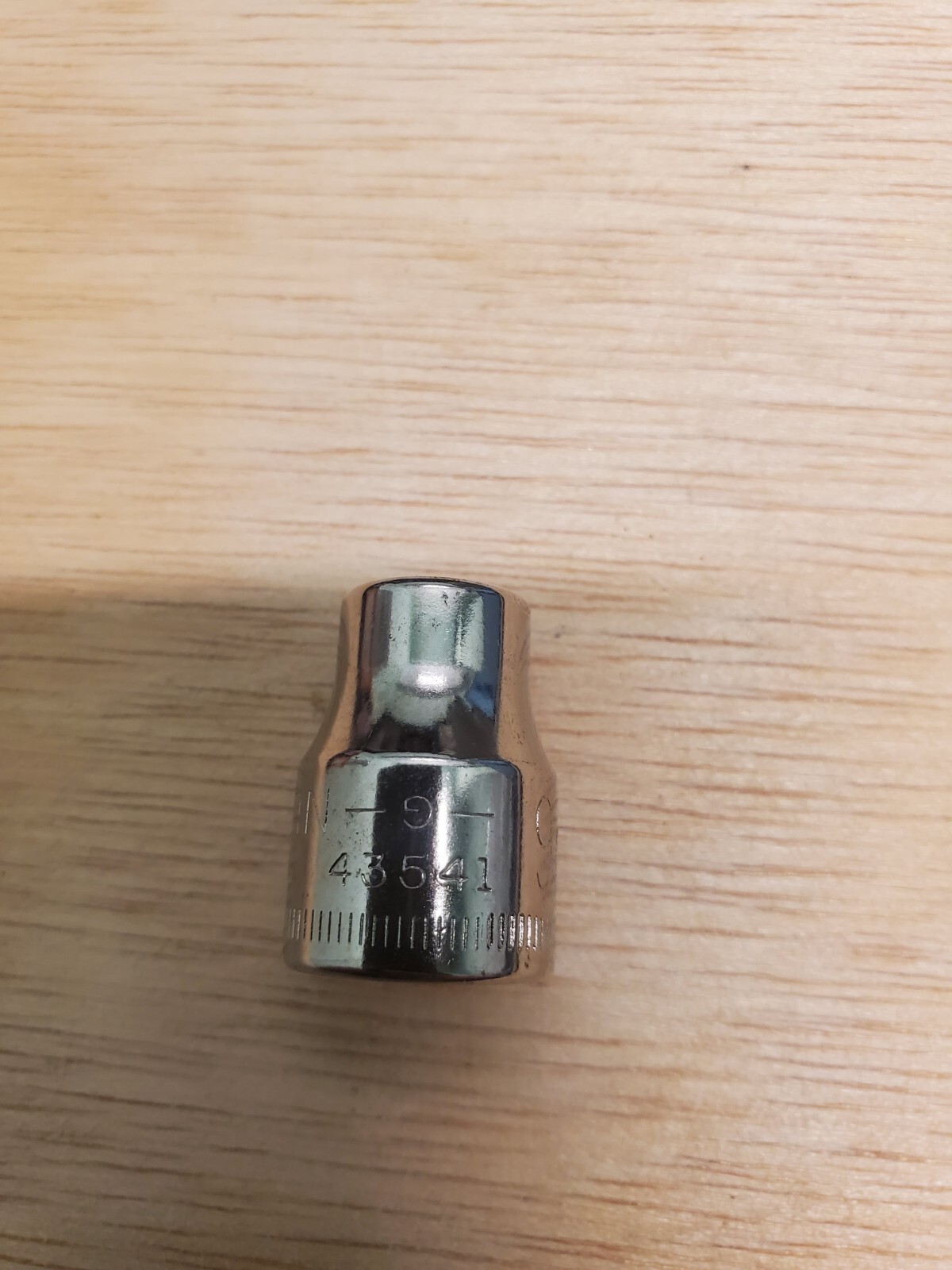 Craftsman USA 9mm 6 Point 3/8″ Drive Shallow Socket G 43541 Inverted