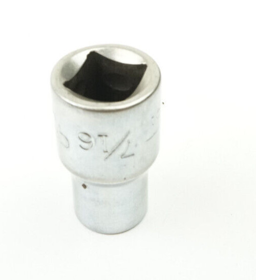 Craftsman -G- 7/16″ 12 Point Shallow Chrome Socket 1/2″ Drive 47501 USA