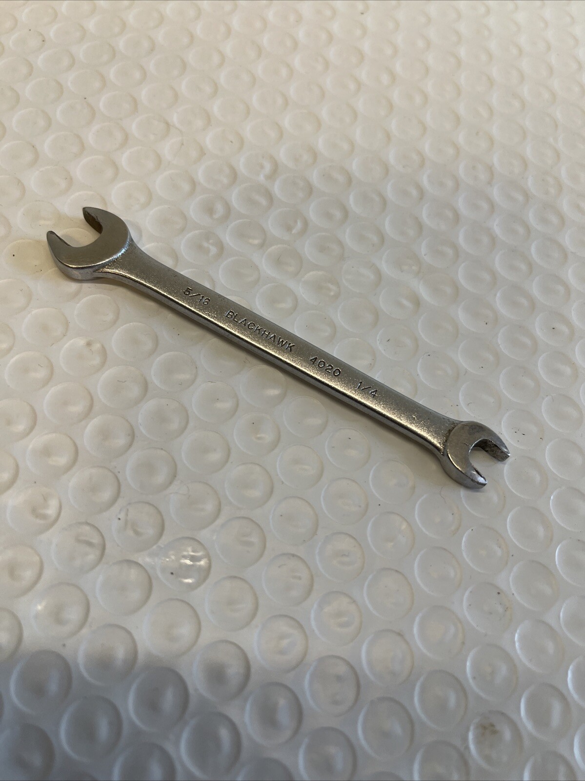 Blackhawk 1/4″ X 5/16″ Open End Wrench 4020 USA